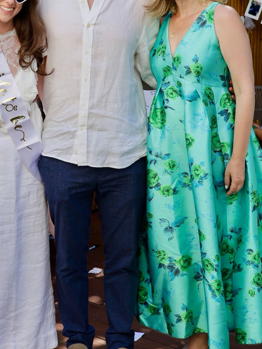 Odeeh silk roses dress